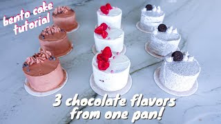 Lunch Box Cake Tutorial  Oreo Mini Cake Recipe [upl. by Ayekram194]