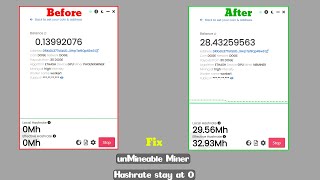 unmineable miner  how to fix hashrate stays at 0 [upl. by Enetsuj395]