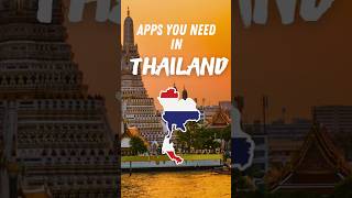 Apps you need in Thailand 🇹🇭 thailand thailandtravel thailandtravelguide bangkok shorts [upl. by Aynahs]