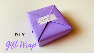 Easy Gift Wrapping for Square Box  Christmas Gift Wrapping Ideas  How to Wrap a Square Box [upl. by Gniw435]