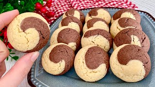 MAKKELIJKSTE KOEKJES OOIT 👍 2 KLEUREN KOEKJES RECEPT [upl. by Welcome]