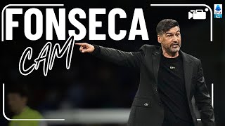 Paulo FONSECA CAM  Every Reaction vs Inter  Serie A Enilive 202425 [upl. by Annahpos]