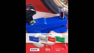 Motorcycle Disc Lock বাইক ডিক্স লক । Solex Orgin Thailand Bike lock  solex lock [upl. by Nonnad]