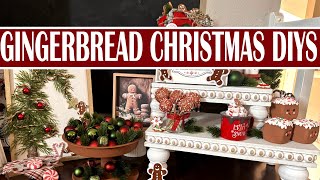 10 EASY Gingerbread Christmas DIYS You Need to Make Dollar Tree DIYS [upl. by Velvet]