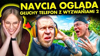 NAVCIA ogląda GŁUCHY TELEFON BUNGEE Z WYZWANIAMI 2 [upl. by Mongeau331]