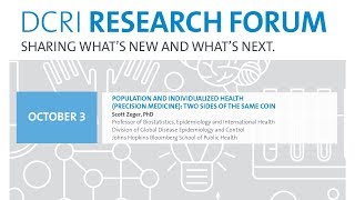 DRF 4 Population and Individualized Health Precision Medicine Two Sides of the Same Coin [upl. by Stevens]