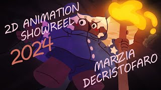 Marzia De Cristofaro  2D Animation Showreel 2024 [upl. by Elletnahc]