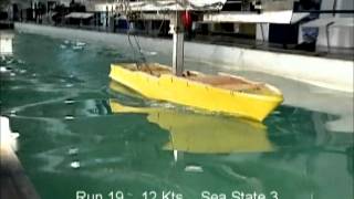 OS 135 Expedition Motor Yacht model test [upl. by Semyaj]