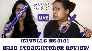 Havells HS4101 Hair Straightener Review [upl. by Eilerua]