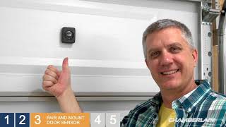 How to Install and Set Up the Chamberlain Smart Garage Hub Using the myQ App [upl. by Yaeger]