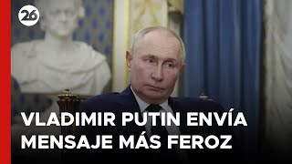 🚨 ALARMA MUNDIAL  VLADIMIR PUTIN envía su MENSAJE MÁS FEROZ [upl. by Standish]