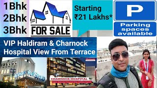 1Bhk2Bhk amp 3Bhk Flat for Sale  VIP Haldiram amp Charnock Hospital View From Terrace  No Brokerage [upl. by Sollars]