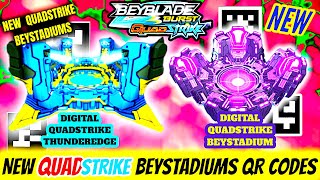 QR CODE QUADSTRIKE DIGITAL BEYSTADIUM  THUNDEREDGE BEYSTADIUM GAMEPLAY QR CODES BEYBLADE BURST APP [upl. by Cassandra]