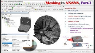 Meshing in ANSYSGlobal Mesh ControlPart1 [upl. by Pricilla876]