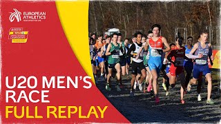 U20 Mens Race  FULL REPLAY  SPAR European Cross Country Championships Piemonte 2022 [upl. by Surtimed]