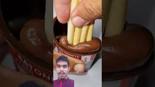 Nutella ampGO Chocolate Dipping  ASMR 🍫🍫 shorts [upl. by Grewitz]