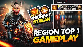 New Season Cs Rank push In Region Top 1 Lobby With Highest Streak Ever 🤯  Garena  Free Fire [upl. by Terr]