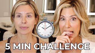 5Minute GRWM Challenge Speedy Morning Routine  Dominique Sachse [upl. by Serle]