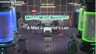 A Mad Scientists Lair for Raddle Animal Crossing New Horizons Happy Home Paradise [upl. by Harve]