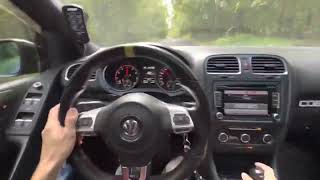 MK6 GTI Revised Stage 1 Sneekytuned POV Binaural backroad driving [upl. by Bornie]