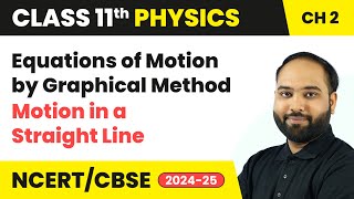 Equations of Motion by Graphical Method  Class 11 Physics Chapter 2  CBSE 202425 [upl. by Tlihcox]