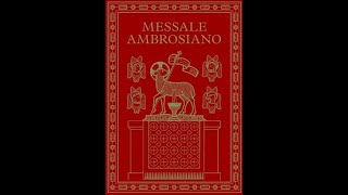 Presentazione nuovo Messale Ambrosiano [upl. by Nyad]