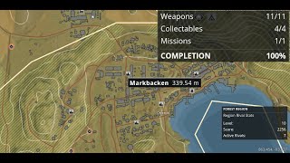 Generation Zero Markbacken NEW UPDATE LANDFALL All Weapon Collectable and Mission locations [upl. by Auqinom]