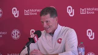 OU Football Brent Venables Full Press Conference  Red River Rivalry Week [upl. by Anehs]