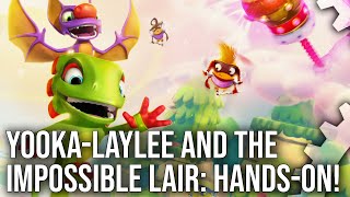 4K Yooka Laylee and the Impossible Lair Xbox One X Early Hands On Gamescom Build Tested [upl. by Debbee479]