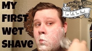 My First Wet Shave With My Edwin Jagger De89lbl [upl. by Idonah216]