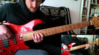 Minuet in G major on Bass Guitar [upl. by Anidnamra309]