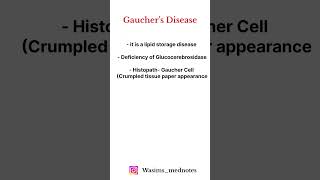 GAUCHERS DISEASE  HIGH YIELD TOPIC  🔥🔥📚📚 shorts biology disease [upl. by Nicodemus]