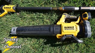 DeWalt 20V New Max Brushless Handheld Blower DCBL722 Review [upl. by Llerdnek390]