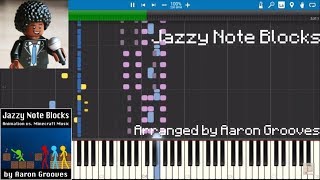 Alan Becker  Aaron Grooves  Jazzy Note Blocks  Synthesia  MIDI  Arranged by Aaron Grooves [upl. by Wordoow185]