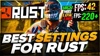 Best SETTINGS For FPS and PVP In Rust 2024 [upl. by Kariv]