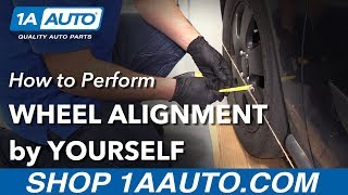 How to Perform Wheel Alignment by Yourself [upl. by Irakab597]