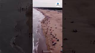 Necochea despide octubre con temperaturas de verano y playas repletas [upl. by Ahsekim]