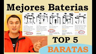 Top 5 mejores baterías electrónicas  baratas [upl. by Ycaj184]