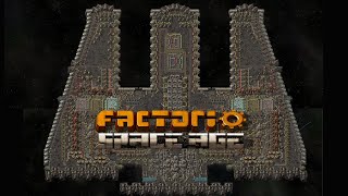 Space Warship in Factorio CPU DYING [upl. by Kerk]