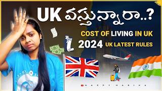 UK Cost of Living in 2024  UK Latest updates for students  UK Telugu vlogs  Happy Harika [upl. by Siladnerb765]