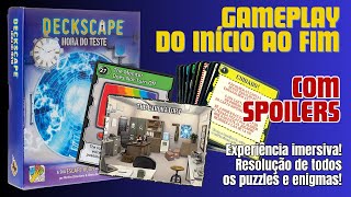 Deckscape Solucionado  Gameplay Interativo Completo com Spoilers  Interactive Playthrough [upl. by Joelie]