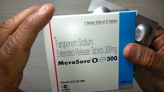 MeroSure O ER 300 Tablets 100 Assured Antibiotic  amp review in Hindi [upl. by Bork]