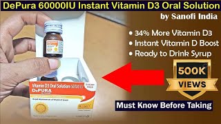 DePura 60000IU Vitamin D3 Oral Solution Quick Guide  Ready to Drink  Instant Vitamin D3 Boost [upl. by Mcgean]