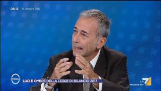 Omnibus  Luci e ombre della Legge di Bilancio 2017 Puntata 16102016 [upl. by Beauregard]