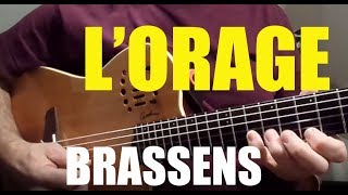 Lorage  Brassens  Godin Multiac  Boss OC3  Looper Ditto [upl. by Anihpesoj]