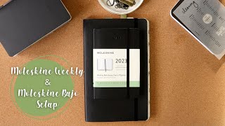 2023 Planner  Moleskine Weekly Setup  Pocket Size [upl. by Merc]