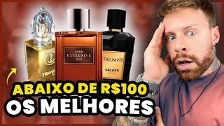 Os MELHORES PERFUMES abaixo de R100 que você pode Comprar AGORA  Perfumes Masculinos Baratos [upl. by Kone]