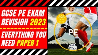 AQA GCSE PE LAST MINUTE PAPER 1 EXAM REVISION 2023  EVERYTHING YOU NEED TO KNOW IN 47 MINUTES [upl. by Ahsenal981]