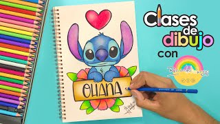 Cómo dibujar a STITCH  CLASES DE DIBUJO CON RICARDO [upl. by Nodnek]