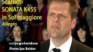 Domenico Scarlatti Sonata K455 in Sol maggiore  Allegro PieterJan Belder clavicembalo [upl. by Cony940]